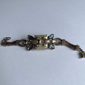 Statement Crystal Bracelet - Vintage
